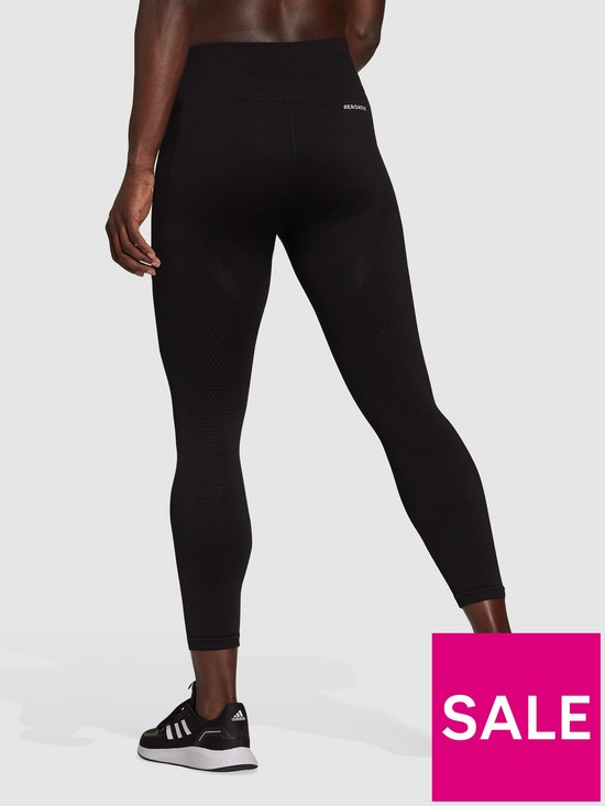 stillFront image of adidas-yoga-seamless-78-leggings-black