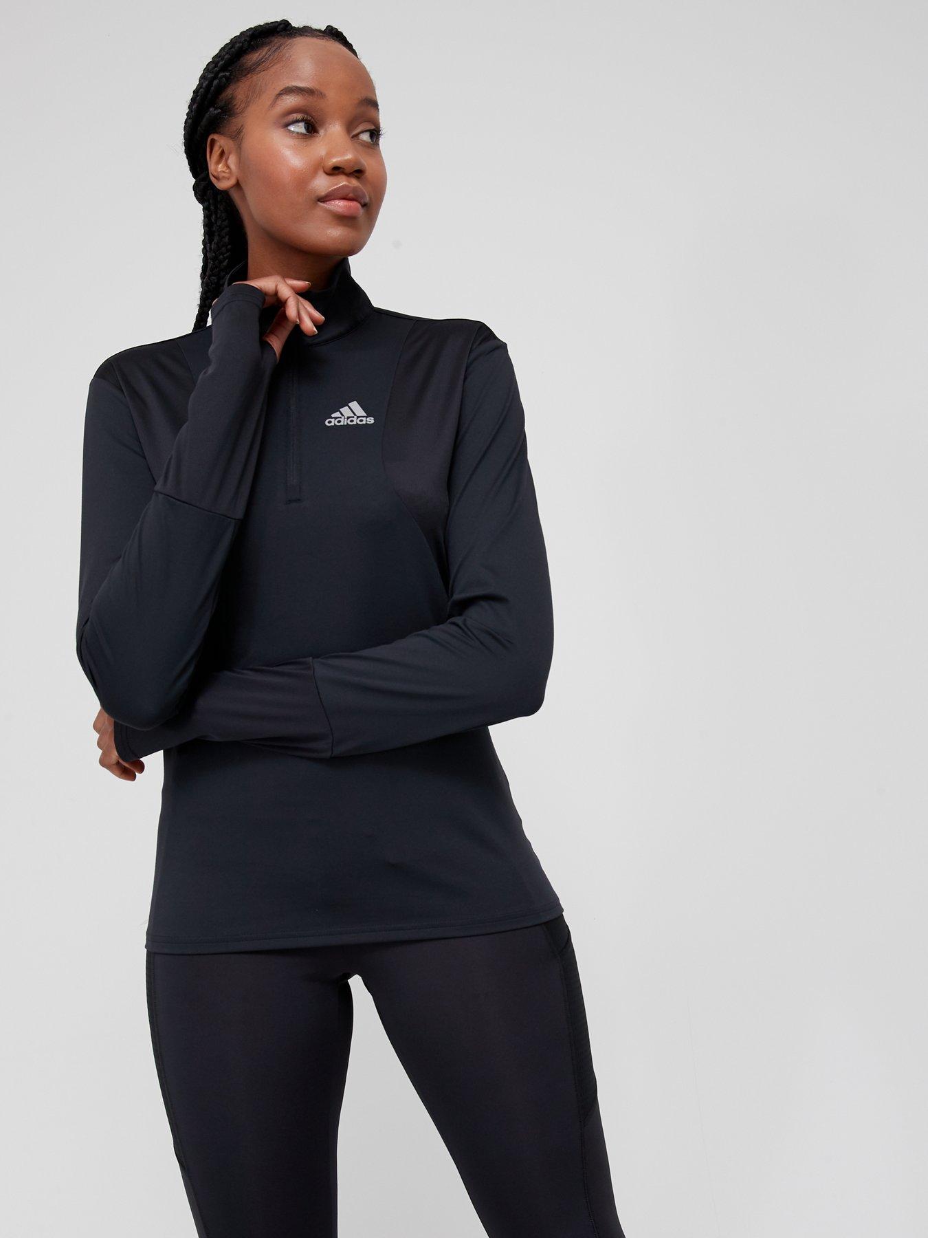 Tops & T-shirts Response Running Womens Long Sleeve T-Shirt - Black