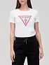 guess-iconic-logo-tee-whitefront