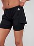 adidas-2-in-1-shorts-blackwhiteoutfit