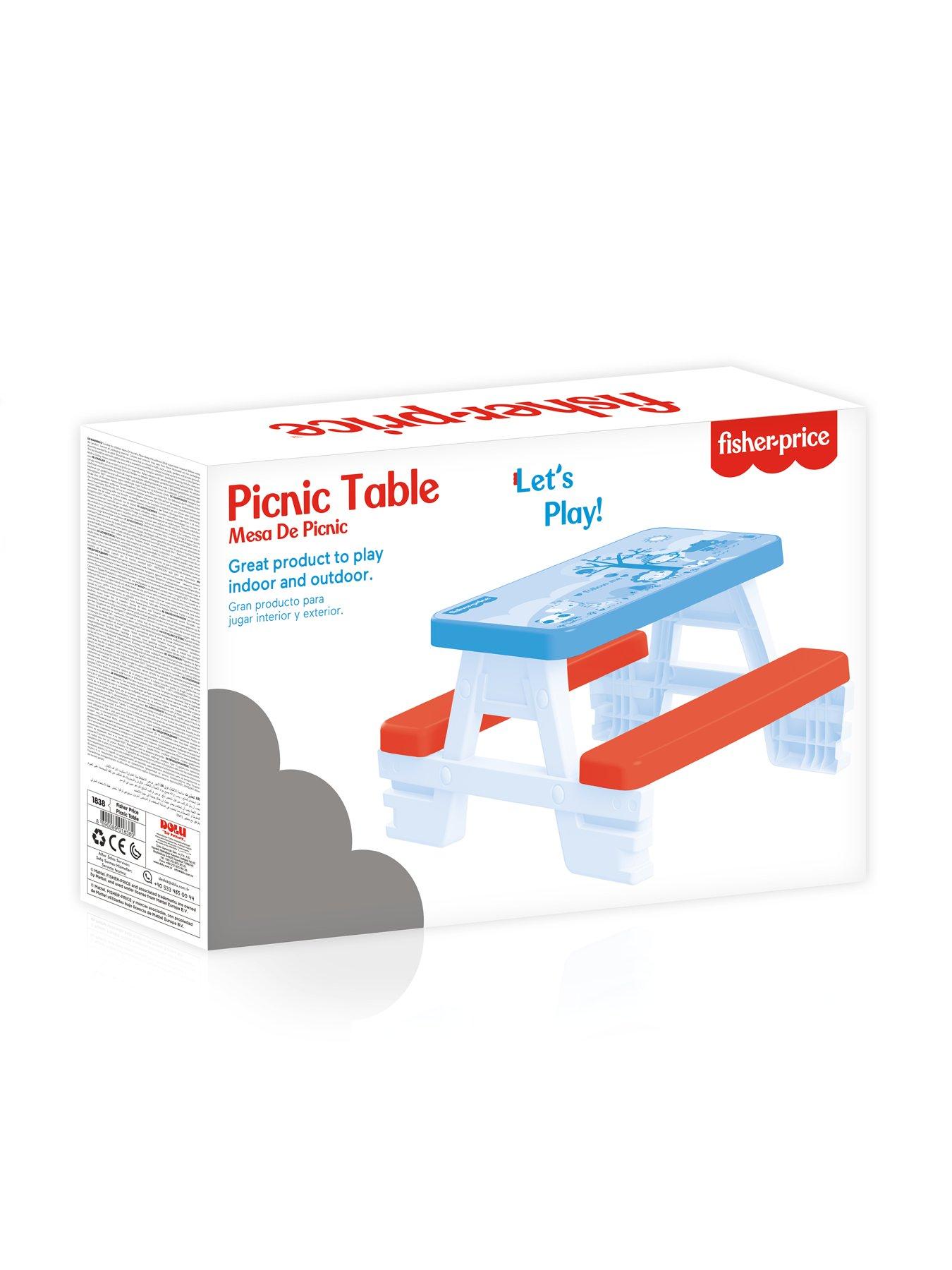 Fisher price plastic store picnic table