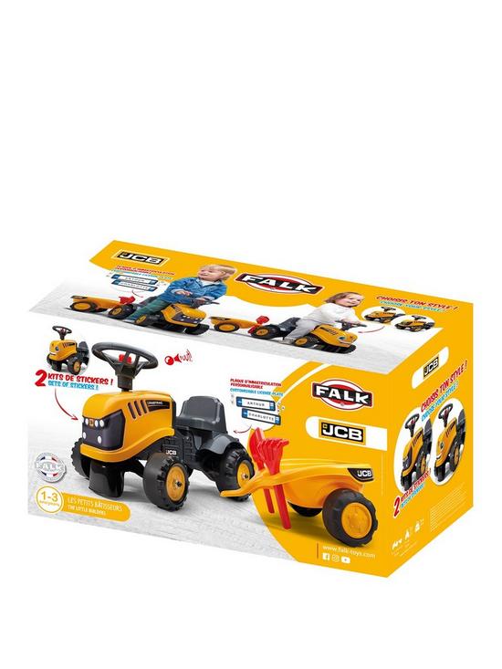 stillFront image of baby-jcb-ride-on-tractor