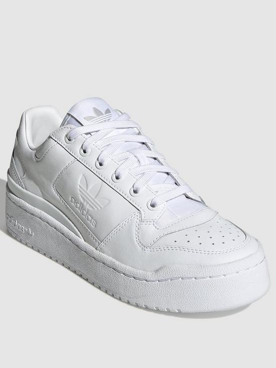 front image of adidas-originals-womens-forum-bold-trainers-white