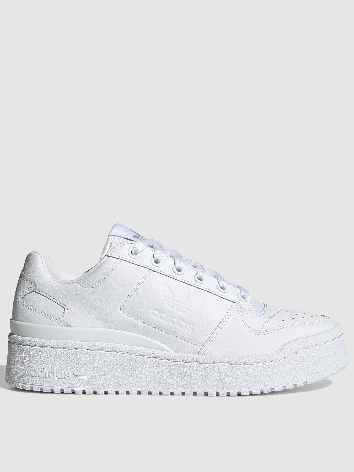 Image 3 of 6 of adidas Originals Womens Forum Bold Trainers - White