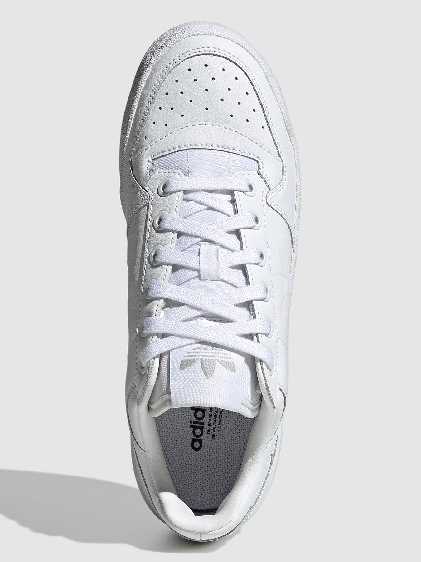 Image 4 of 6 of adidas Originals Womens Forum Bold Trainers - White