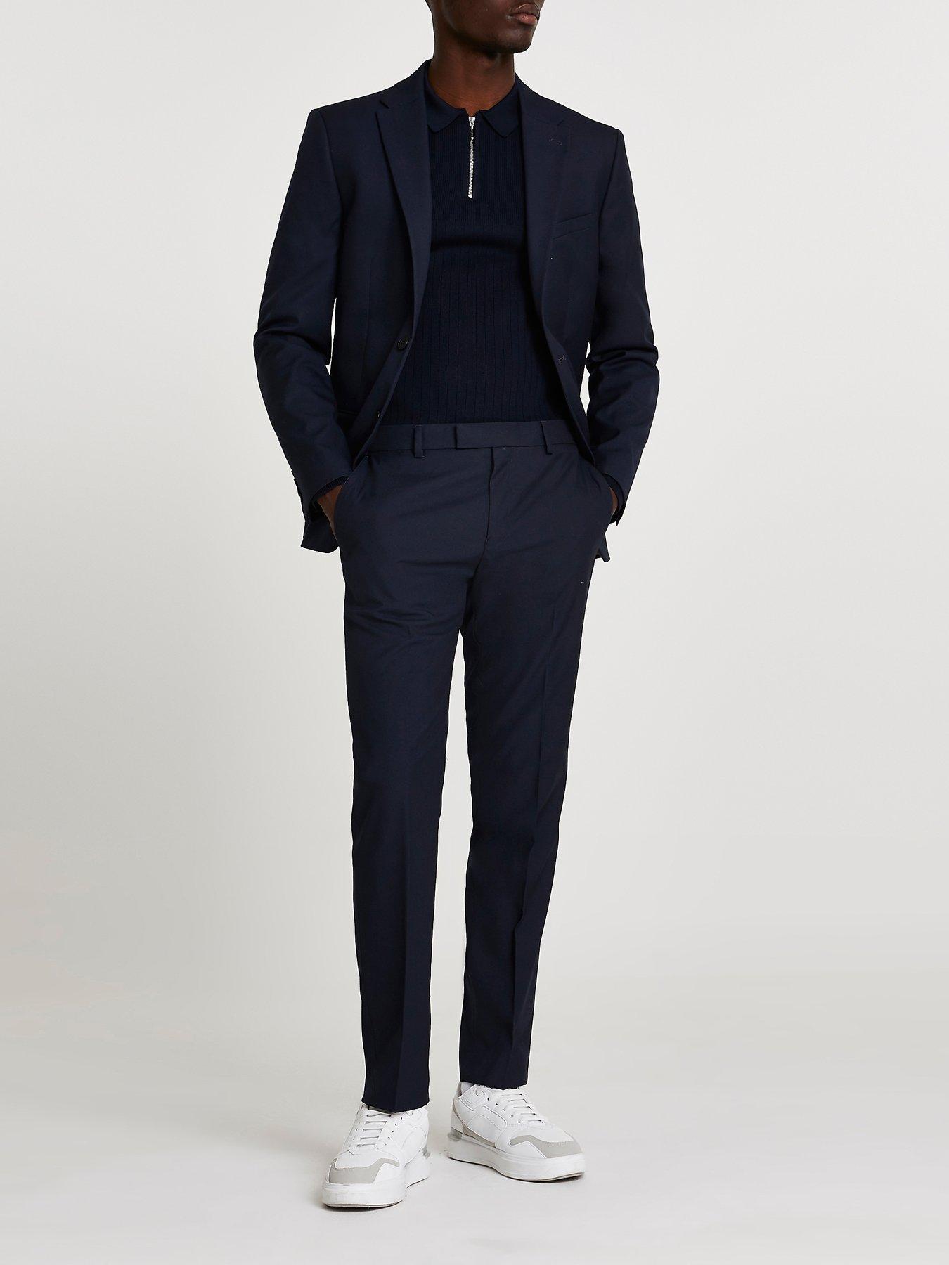 River island hot sale navy blazer