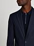  image of river-island-navy-skinny-twill-suit-jacket