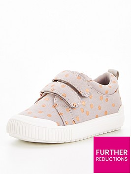 v-by-very-younger-girls-metallic-spot-plimsoll-grey