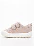 v-by-very-younger-girls-metallic-spot-plimsoll-greyback