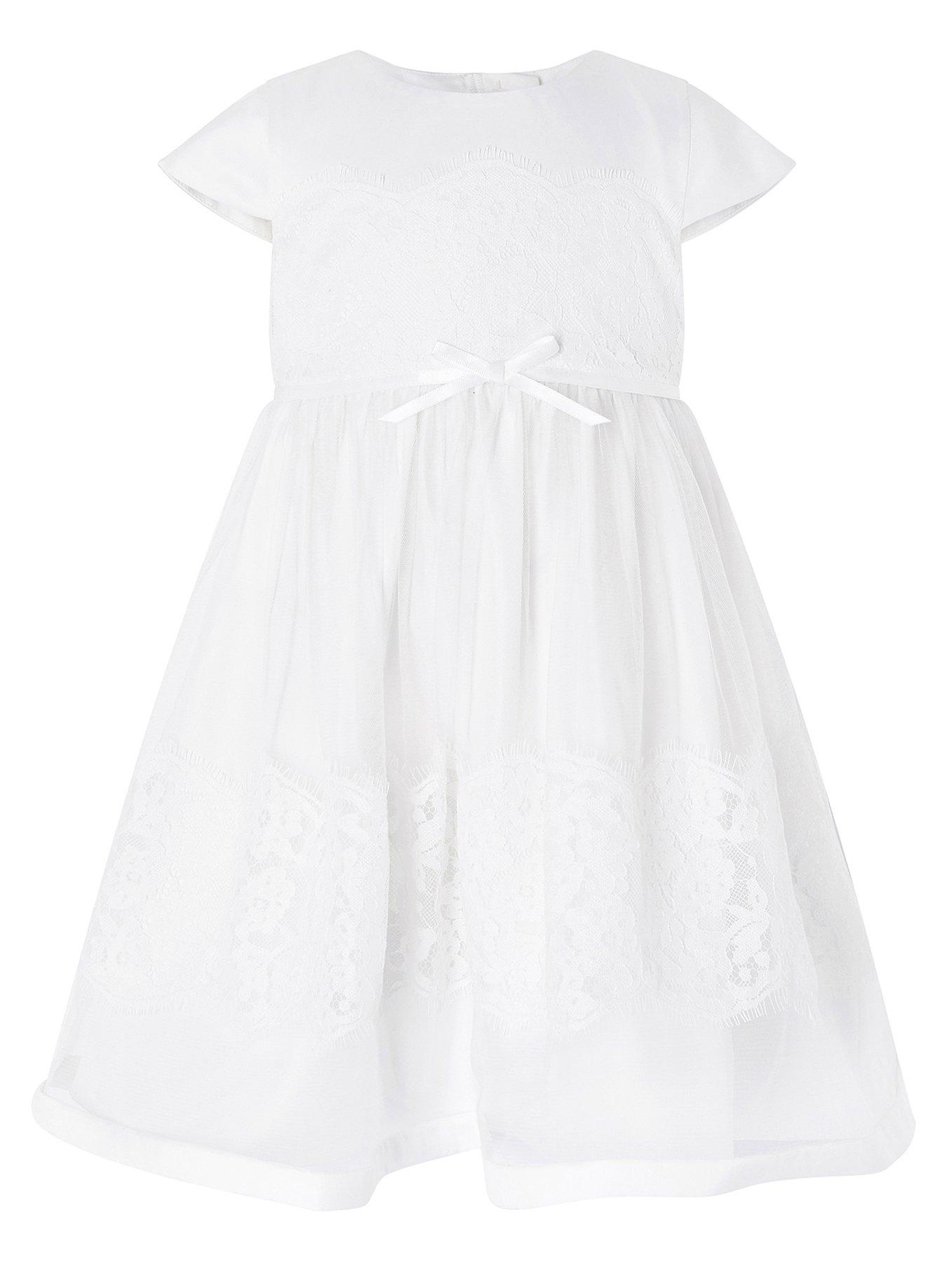 Kids Baby Girls Alovette Christening Gown - Ivory