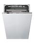  image of hotpoint-hsic3m19cukn-integrated-10-placenbspslimlinenbspdishwasher-silver