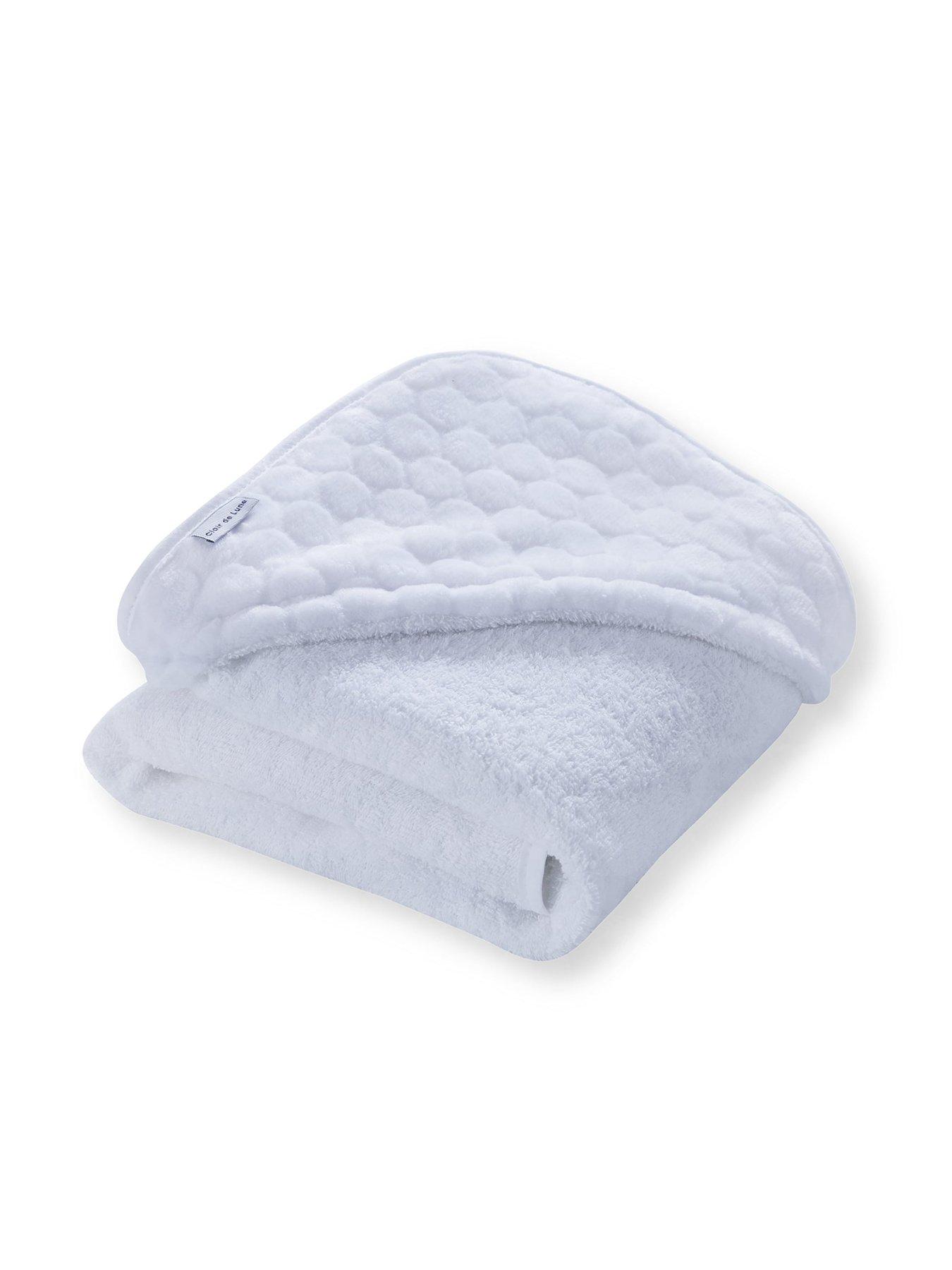 Clair De Lune Marshmallow Baby Hooded Towel (70 x 70 cm) - White