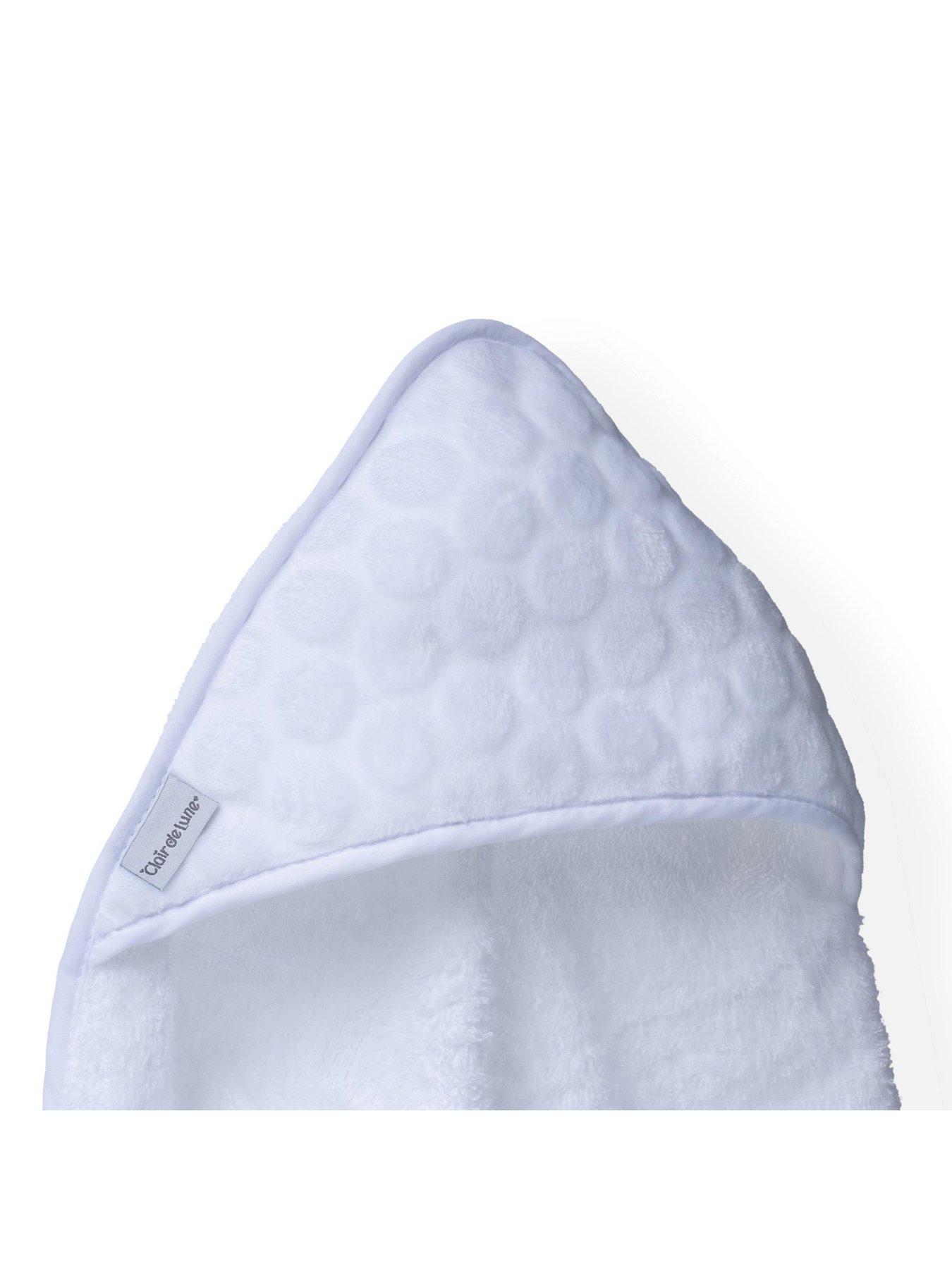 Image 3 of 5 of Clair De Lune Marshmallow Baby Hooded Towel (70 x 70 cm) - White