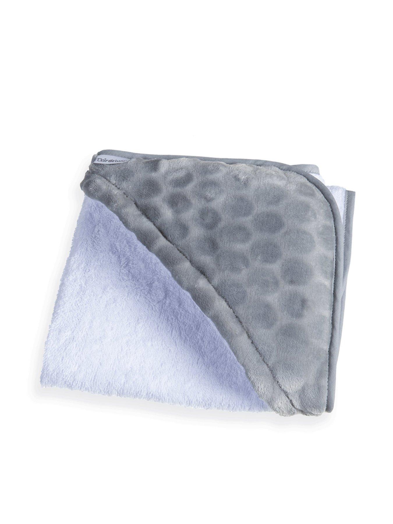 Image 2 of 6 of Clair De Lune Marshmallow Baby Hooded Towel (70 x 70 cm) - Grey