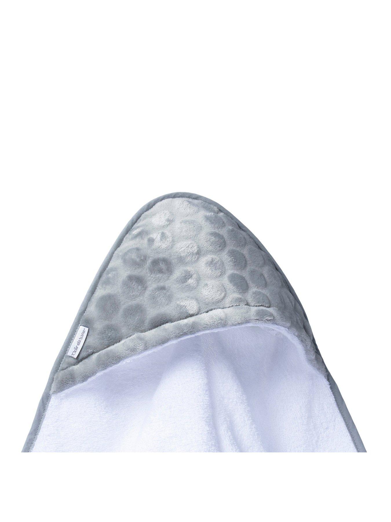 Image 3 of 6 of Clair De Lune Marshmallow Baby Hooded Towel (70 x 70 cm) - Grey