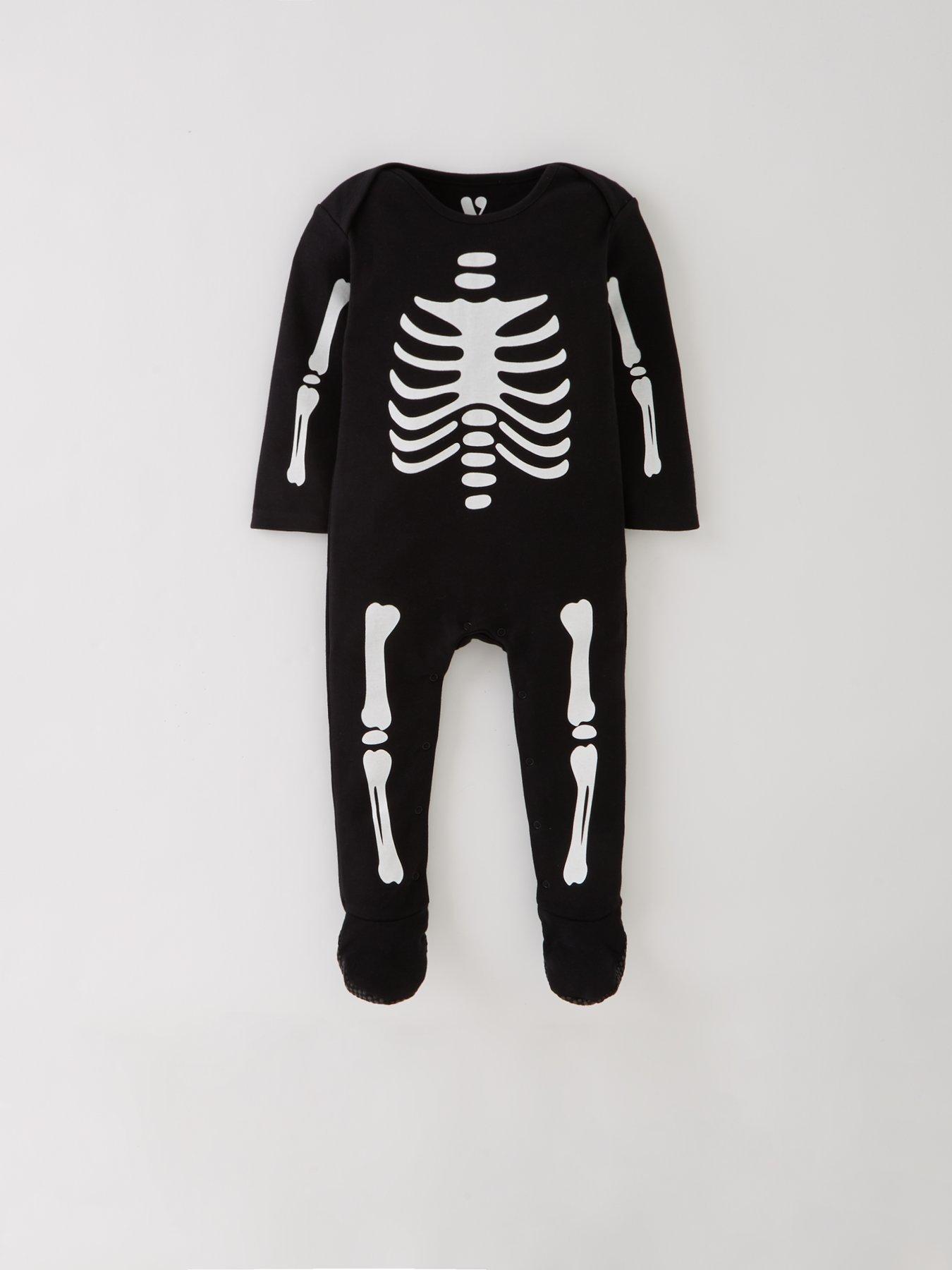 Skeleton sleepsuit sales