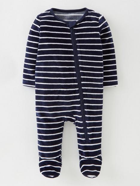 mini-v-by-very-baby-boys-stripe-velour-zip-through-sleepsuit-blue