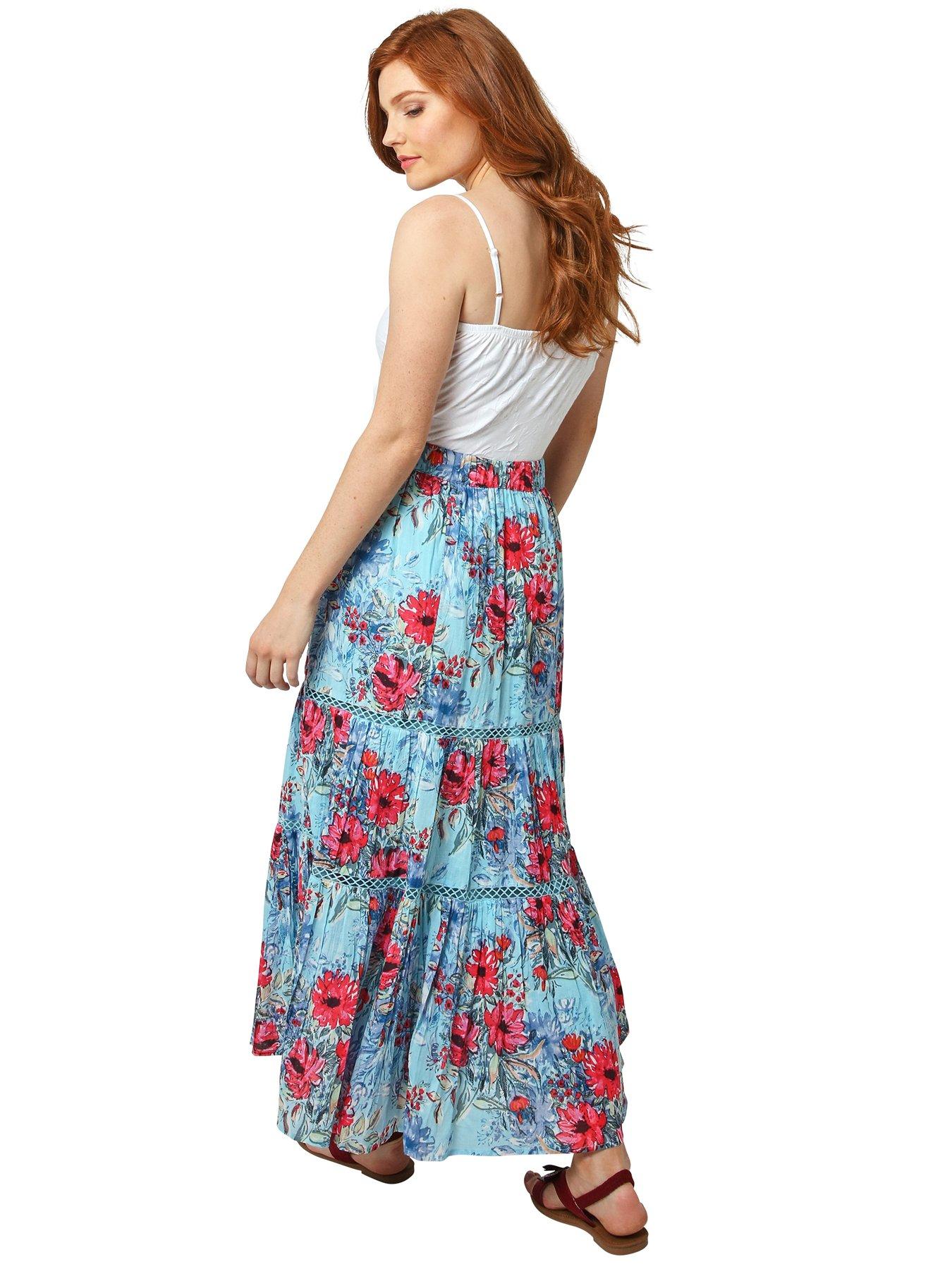  Gypsy Maxi Skirt - Blue