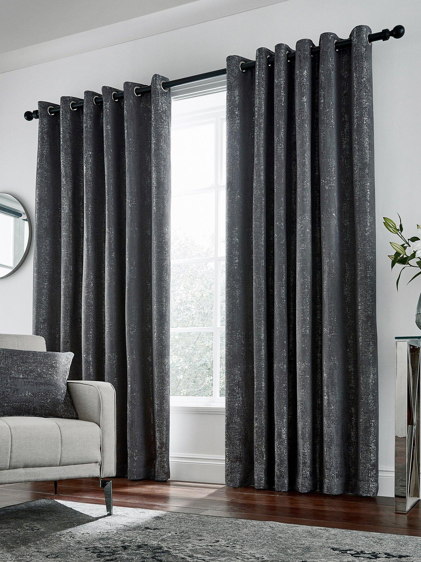 Helena Springfield Roma Lined Eyelet Curtains