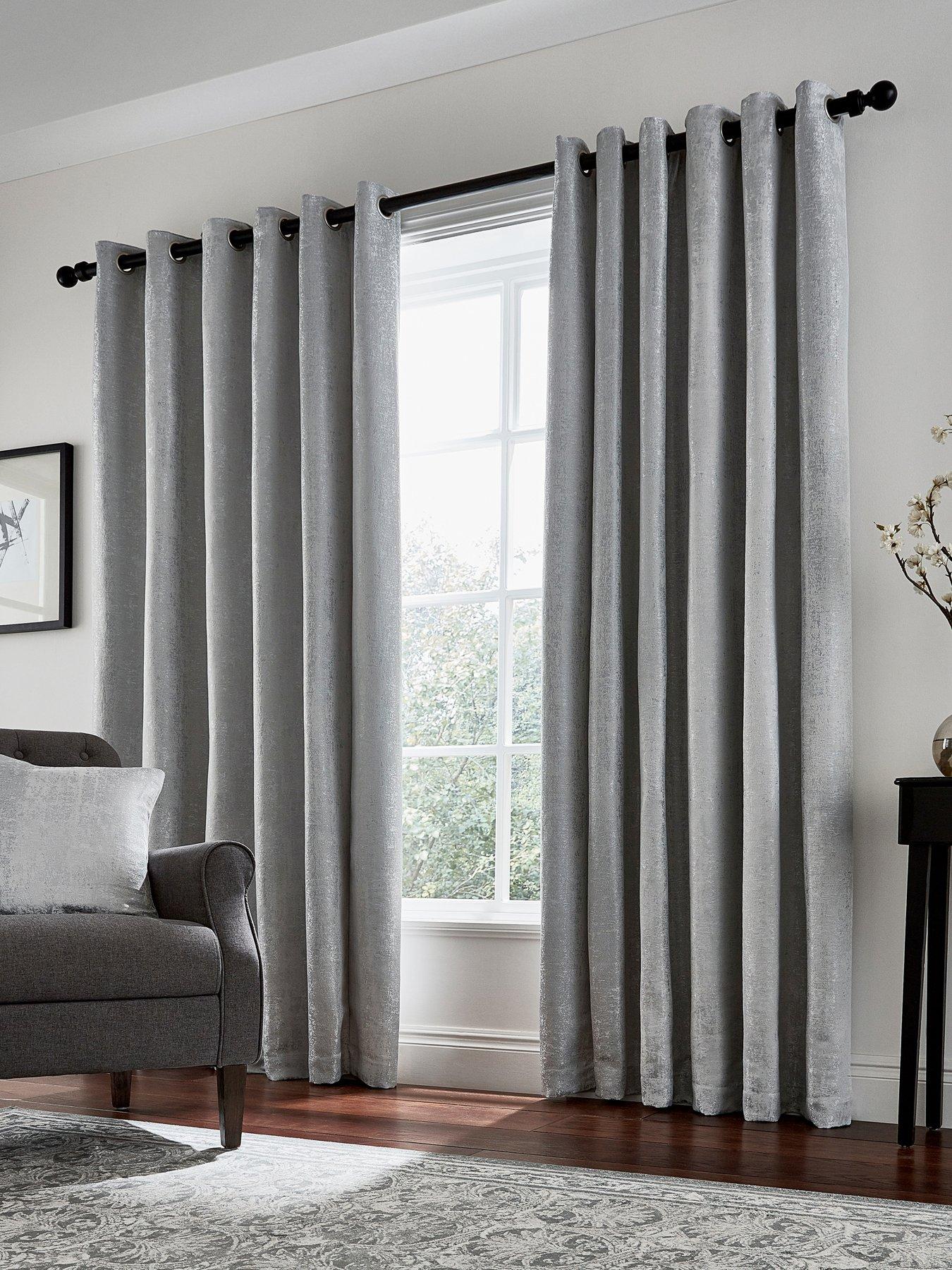 undefined Roma Lined Eyelet Curtains