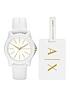 armani-exchange-three-hand-white-silicone-watch-and-luggage-tag-gift-setfront