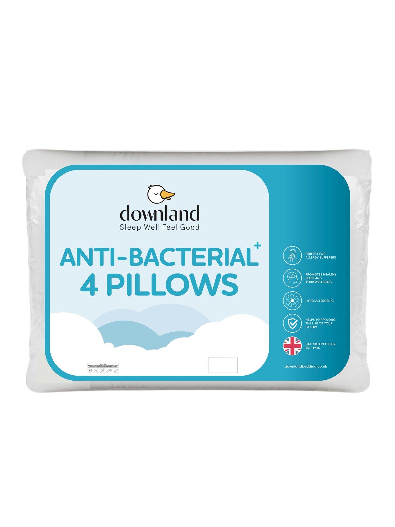 Very Home Anti-bacterial 4 Pack Pillows - White