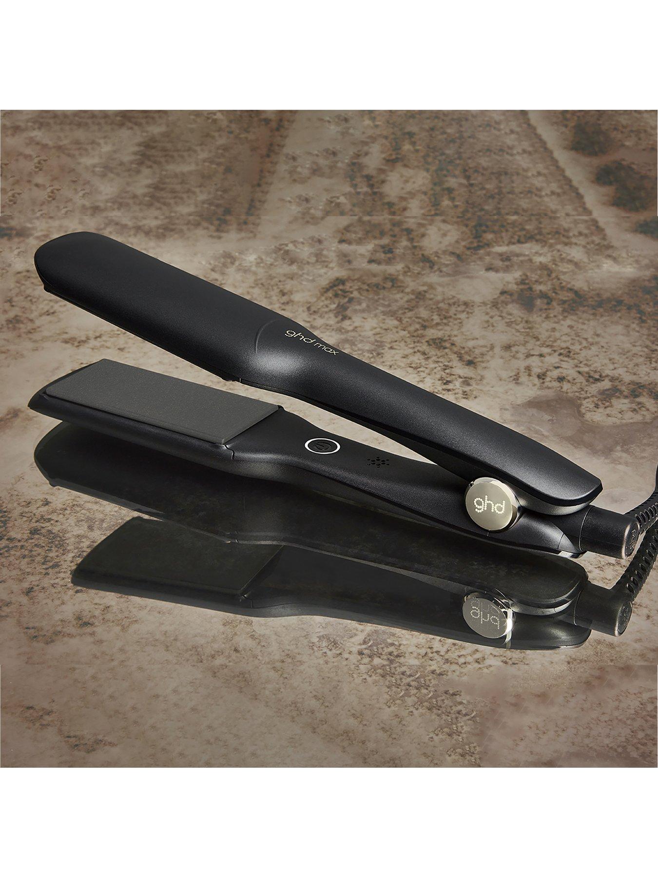 ghd Max Wide Plate Hair Straightener Black Very