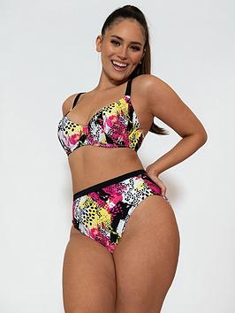 curvy-kate-hibiscus-print-mix-bikini-top
