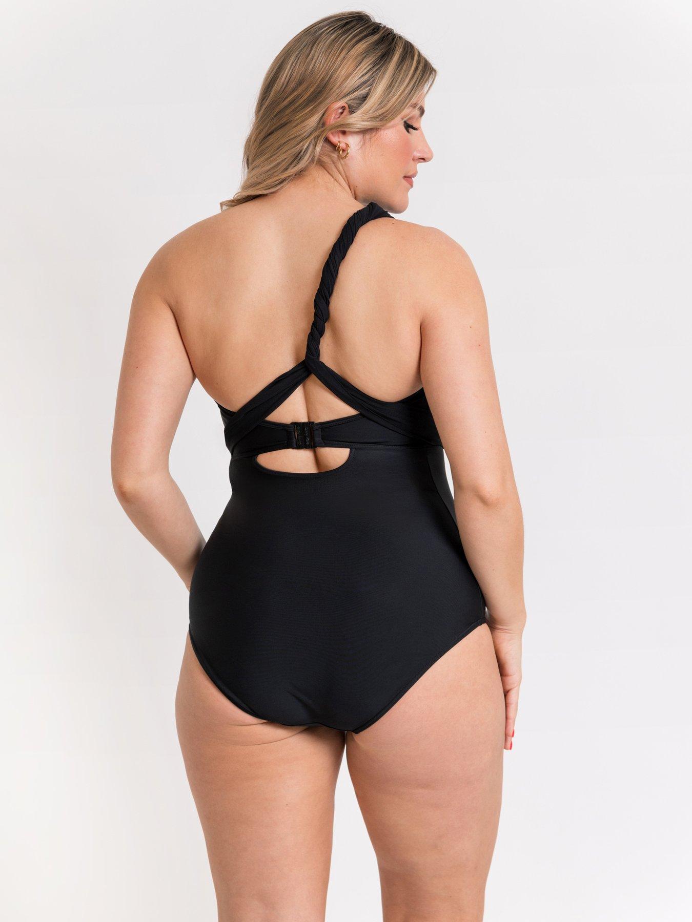 Curvy Kate Wrapsody Multiway Swimsuit - Black | Very.co.uk