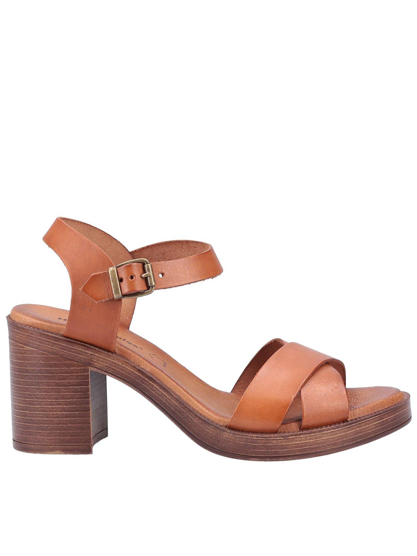 Image 3 of 4 of Hush Puppies Georgia Heeled Sandal - Tan