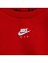  image of nike-infant-air-crew-sweat-topnbspampnbsppant-set-red