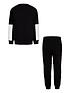 image of nike-younger-air-crew-and-pant-set-black