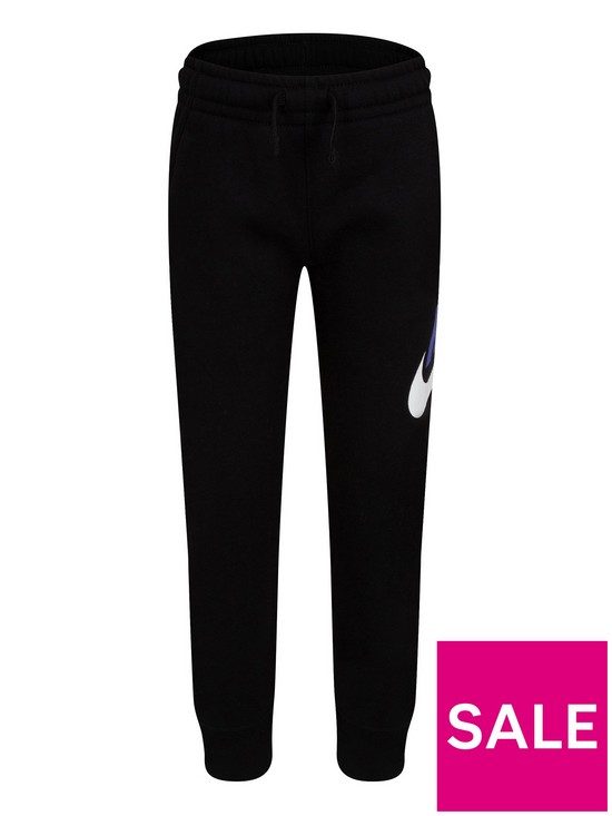 front image of nike-younger-club-hbr-jogger