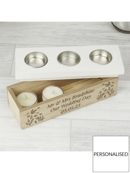 stillFront image of the-personalised-memento-company-personalised-wooden-tealight-box-and-holder
