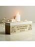 image of the-personalised-memento-company-personalised-wooden-tealight-box-and-holder