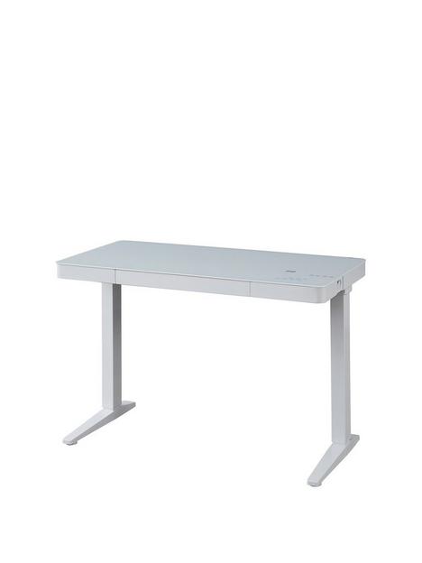 koble-lana-20-desk-with-wireless-charging-bluetooth-speakers-and-electric-height-adjustmentnbsp--white