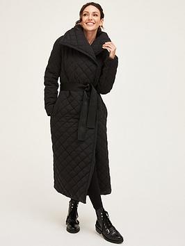 michelle-keegan-quilted-duvet-coat-black