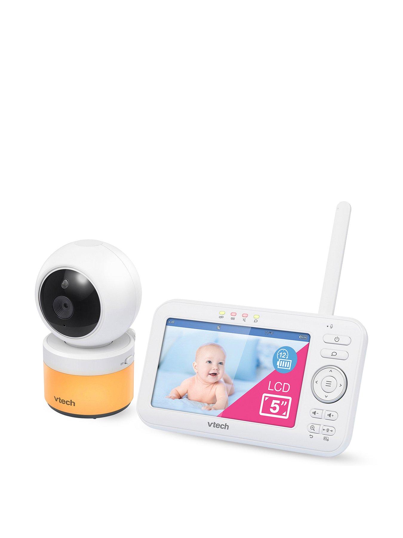 Image 1 of 6 of VTech 5" Pan &amp; Tilt Video Monitor With Night Light And Projection