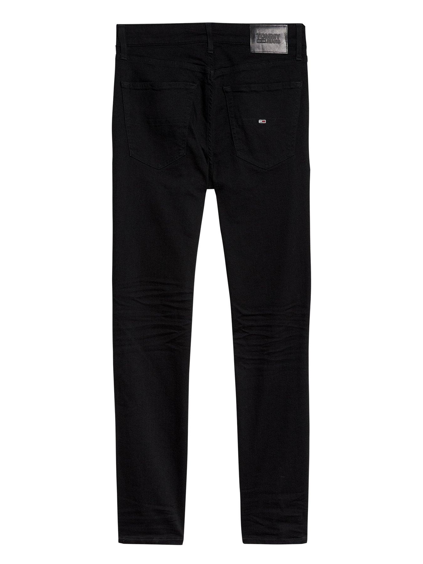 Tommy Jeans Scanton Slim Fit Jeans - Black | Very.co.uk