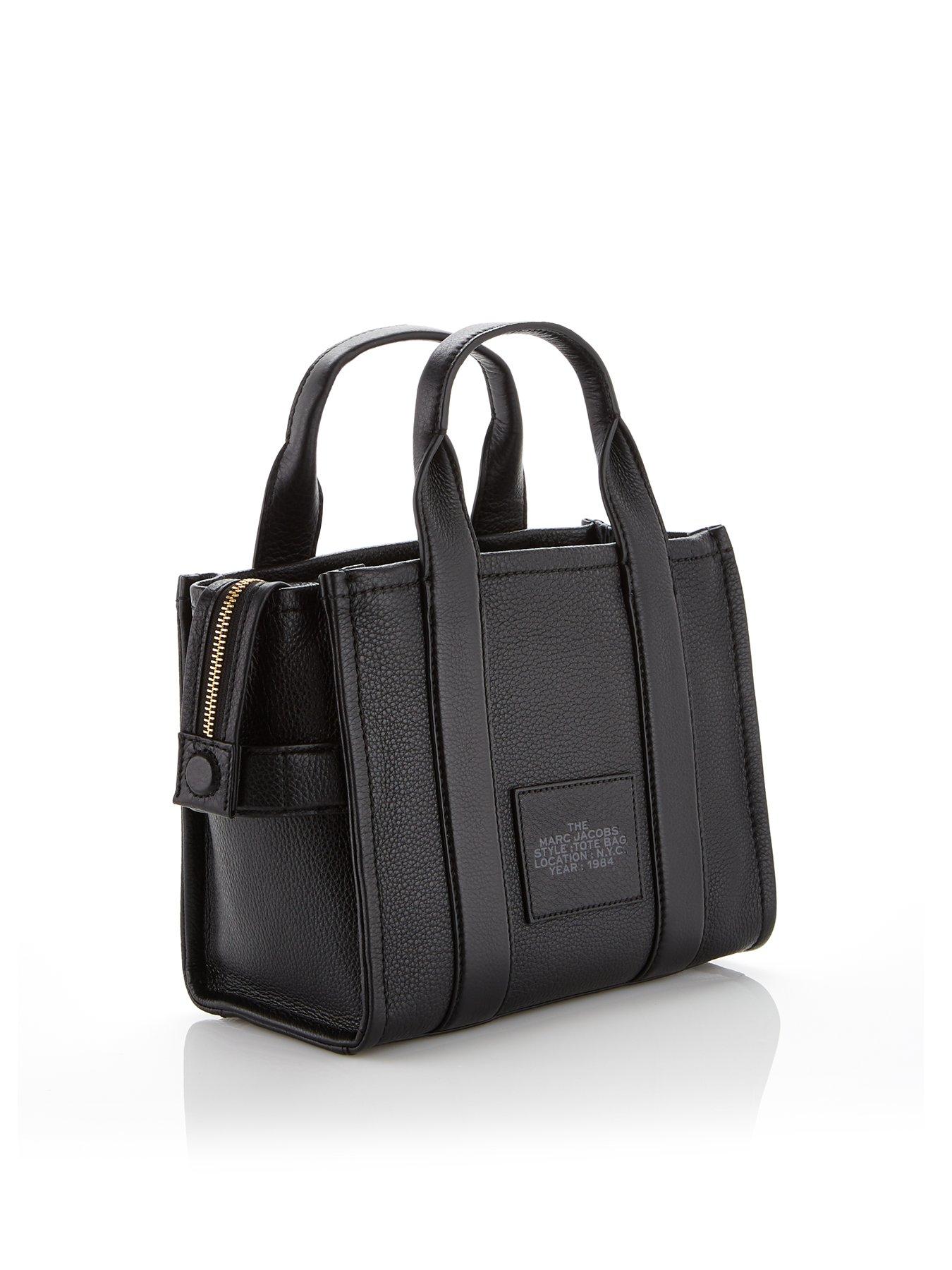 MARC JACOBS The Leather Small Tote Bag - Black