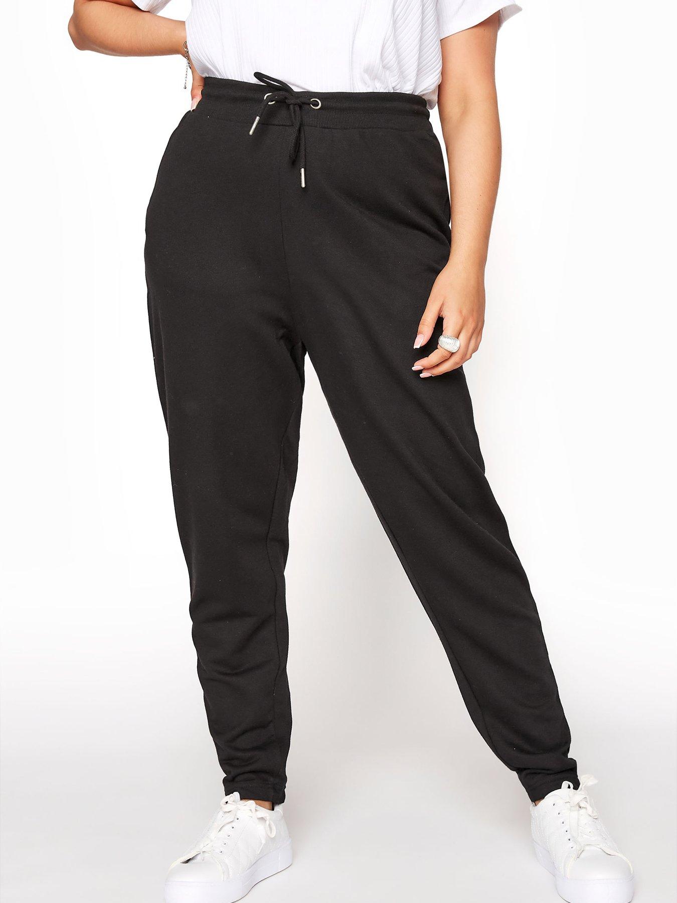 Buy Pour Moi Black Energy Yoga Foldover Waist Cuffed Joggers from