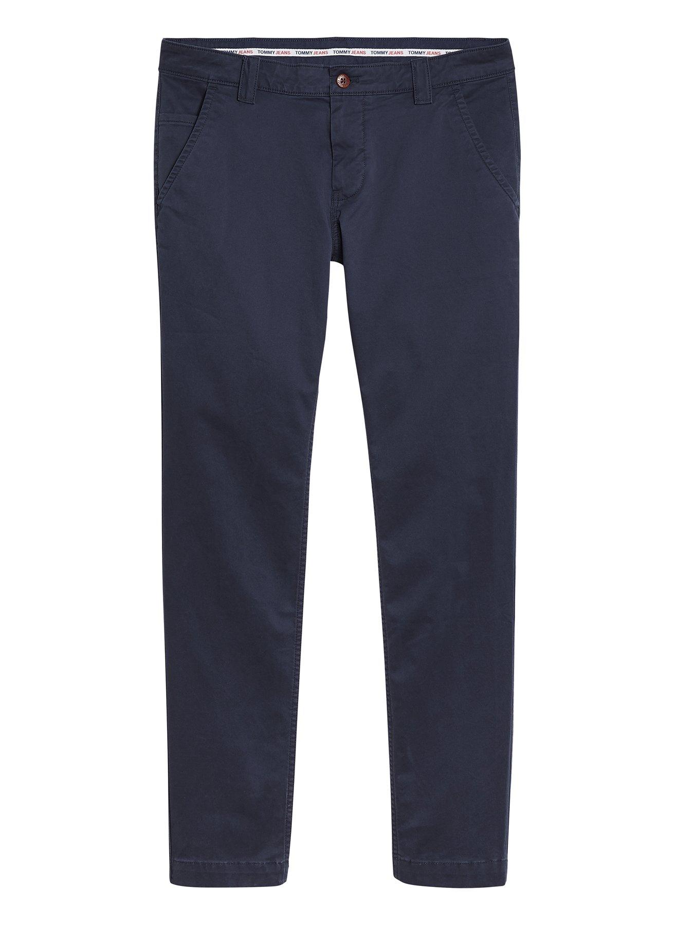undefined Scanton Slim Fit Chino Trousers - Twilight Navy