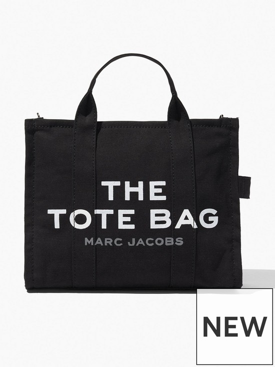 front image of marc-jacobs-the-medium-tote-bag-black