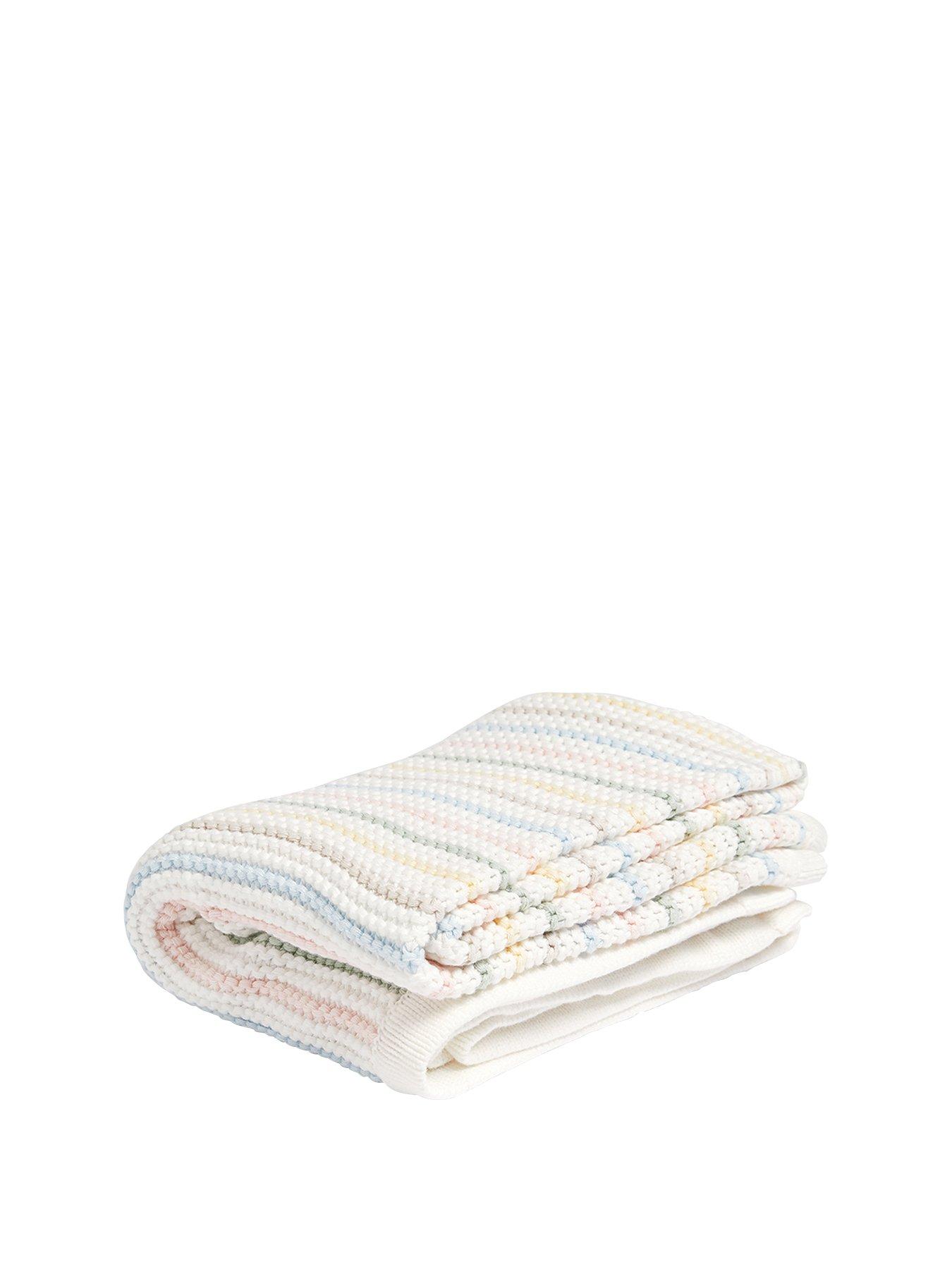undefined Knitted Blanket (70X90Cm) - Soft Pastel Multi