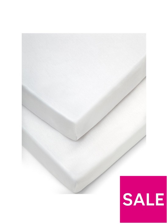 front image of mamas-papas-2-crib-fitted-sheets-40x94cm