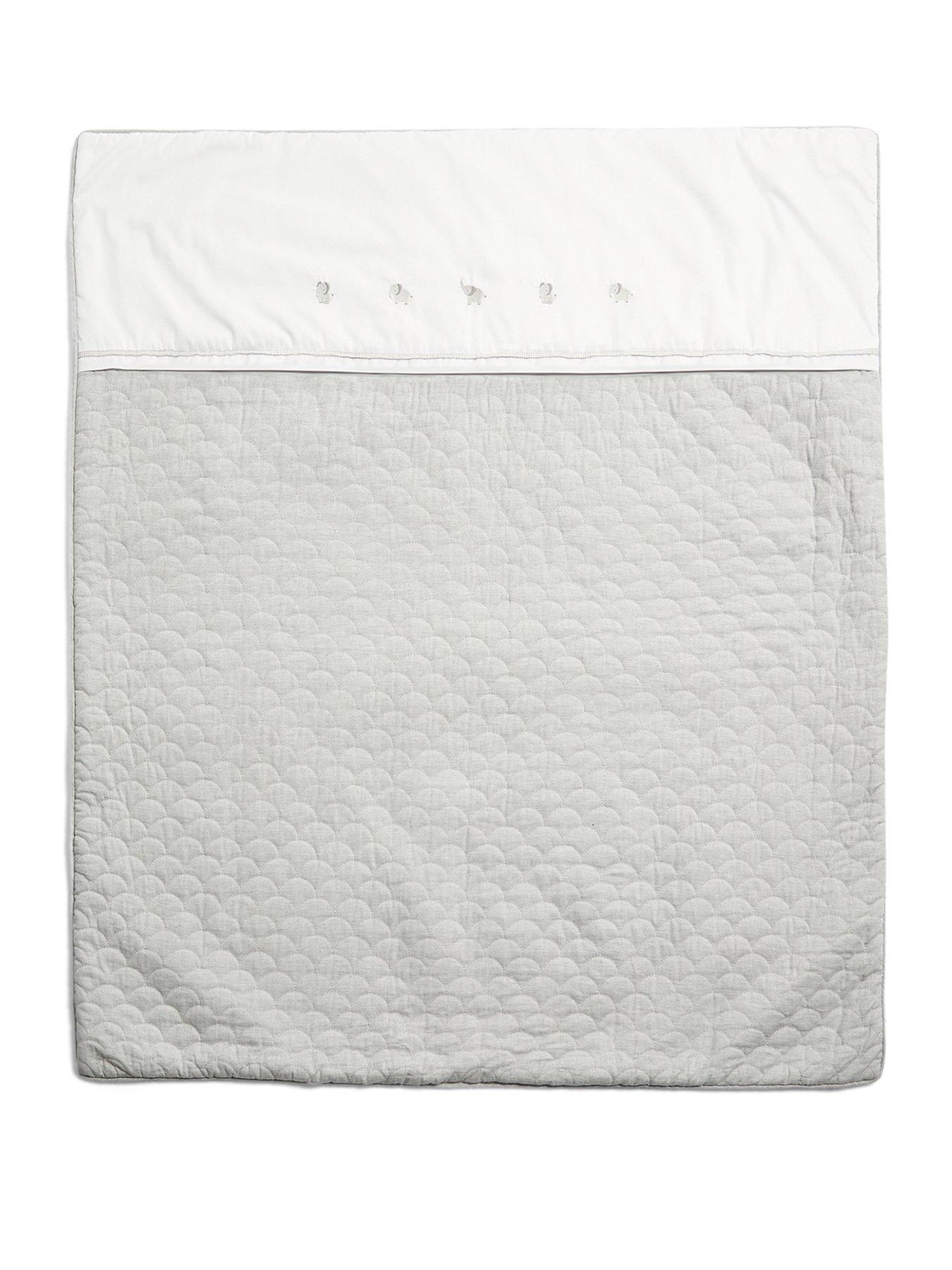 Image 2 of 4 of Mamas & Papas Quilt - Cotbed/Cot - Welcome To The World Elephant