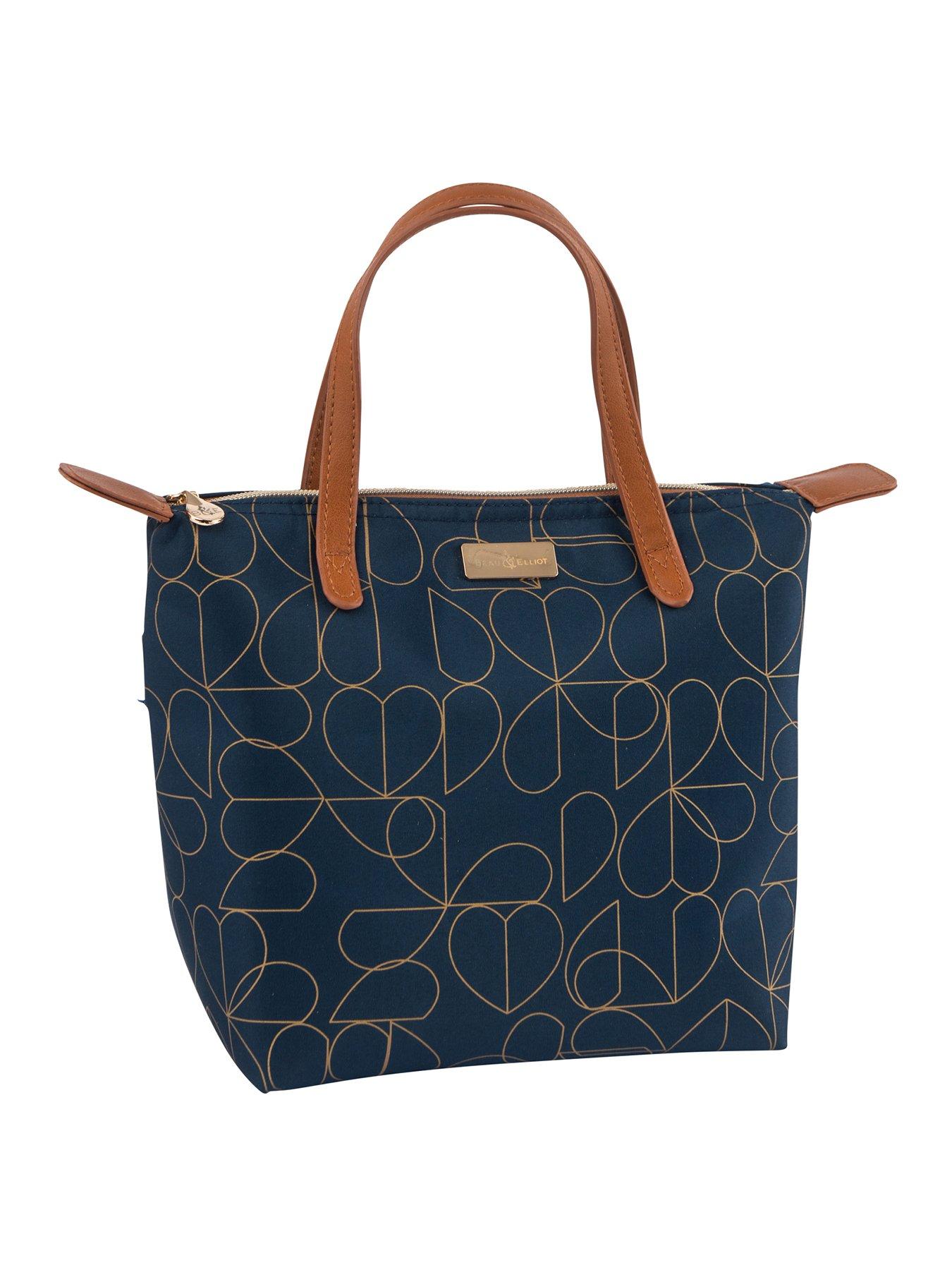 undefined Navy Luxury Insulated Picnic Lunch Tote