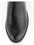  image of v-by-very-wide-fit-flat-chelsea-boot-black