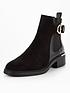  image of v-by-very-wide-fit-buckle-ankle-boot-black