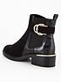  image of v-by-very-wide-fit-buckle-ankle-boot-black